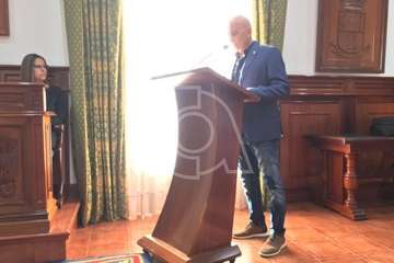 Sesión plenaria ordinaria de diciembre de 2018 en el Ayuntamiento de Telde (Foto Francisco Javier Santana y TA)