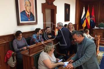 Sesión plenaria ordinaria de diciembre de 2018 en el Ayuntamiento de Telde (Foto Francisco Javier Santana y TA)