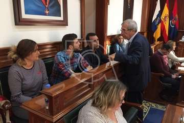 Sesión plenaria ordinaria de diciembre de 2018 en el Ayuntamiento de Telde (Foto Francisco Javier Santana y TA)