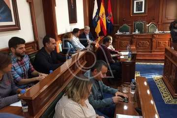 Sesión plenaria ordinaria de diciembre de 2018 en el Ayuntamiento de Telde (Foto Francisco Javier Santana y TA)