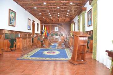 Sesión plenaria ordinaria de diciembre de 2018 en el Ayuntamiento de Telde (Foto Francisco Javier Santana y TA)