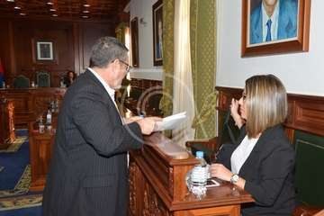 Sesión plenaria ordinaria de diciembre de 2018 en el Ayuntamiento de Telde (Foto Francisco Javier Santana y TA)