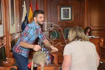 Sesión plenaria ordinaria de diciembre de 2018 en el Ayuntamiento de Telde (Foto Francisco Javier Santana y TA)
