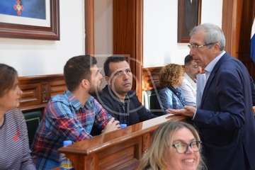 Sesión plenaria ordinaria de diciembre de 2018 en el Ayuntamiento de Telde (Foto Francisco Javier Santana y TA)