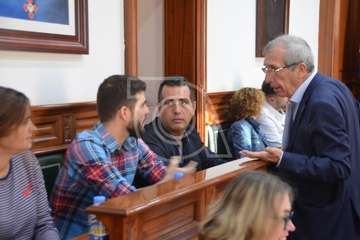 Sesión plenaria ordinaria de diciembre de 2018 en el Ayuntamiento de Telde (Foto Francisco Javier Santana y TA)