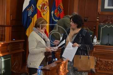 Sesión plenaria ordinaria de diciembre de 2018 en el Ayuntamiento de Telde (Foto Francisco Javier Santana y TA)