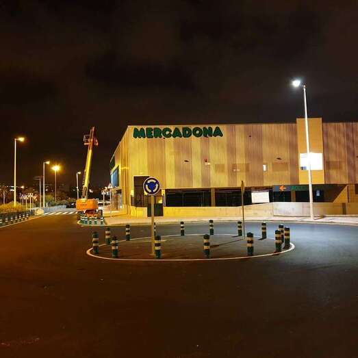 El nuevo supermercado de Mercadona en el Parque Empresarial de Melenara (Foto TA)