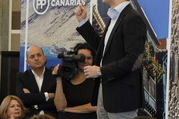 El PP de Telde arropa a Antona como candidato a la Presidencia del Gobierno de Canarias (Foto TA)
