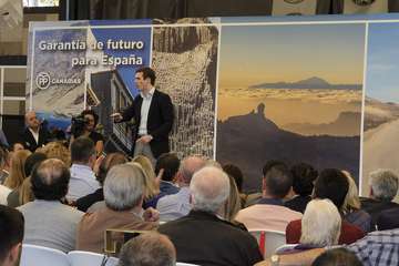 El PP de Telde arropa a Antona como candidato a la Presidencia del Gobierno de Canarias (Foto TA)