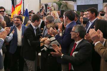 El PP de Telde arropa a Antona como candidato a la Presidencia del Gobierno de Canarias (Foto TA)