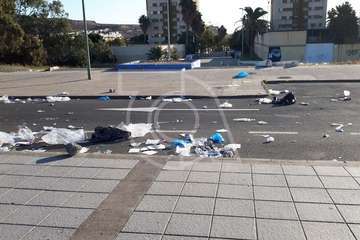 La Cabalgata y el Mercadillo de Jinámar dejan 4,5 toneladas de basura (Foto TA)
