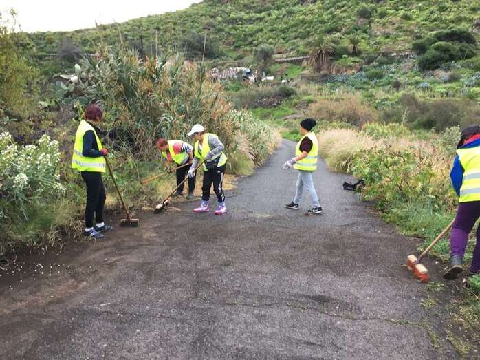 Imagen de los trabajos (Foto TA)