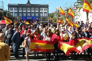 Concentración en la capital grancanaria por la 