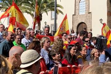 Concentración en la capital grancanaria por la 