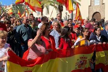 Concentración en la capital grancanaria por la 