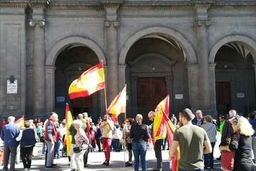 Concentración en la capital grancanaria por la 