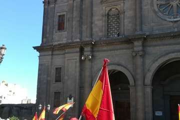 Concentración en la capital grancanaria por la 