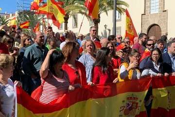 Concentración en la capital grancanaria por la 