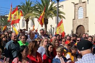 Concentración en la capital grancanaria por la 