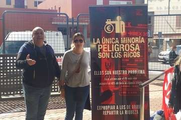 Anticapitalistas exige en Telde la devolución que se prestó a la banca para su rescate (Foto TA)