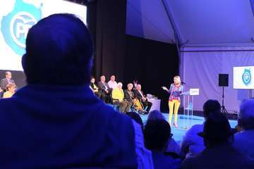 El PP hace 'leyenda' del partido al militante teldense Antonio Guedes (Foto TA y Acfi Press)