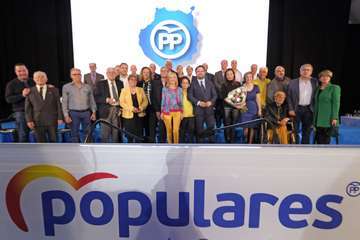 El PP hace 'leyenda' del partido al militante teldense Antonio Guedes (Foto TA y Acfi Press)