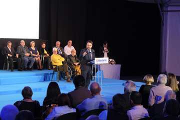 El PP hace 'leyenda' del partido al militante teldense Antonio Guedes (Foto TA y Acfi Press)