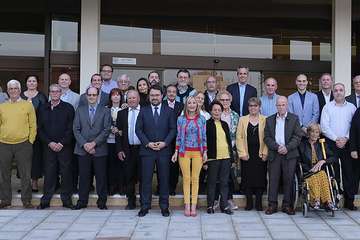 El PP hace 'leyenda' del partido al militante teldense Antonio Guedes (Foto TA y Acfi Press)