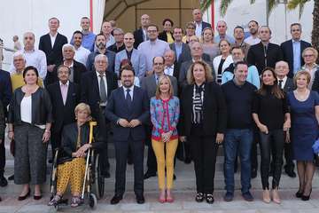 El PP hace 'leyenda' del partido al militante teldense Antonio Guedes (Foto TA y Acfi Press)