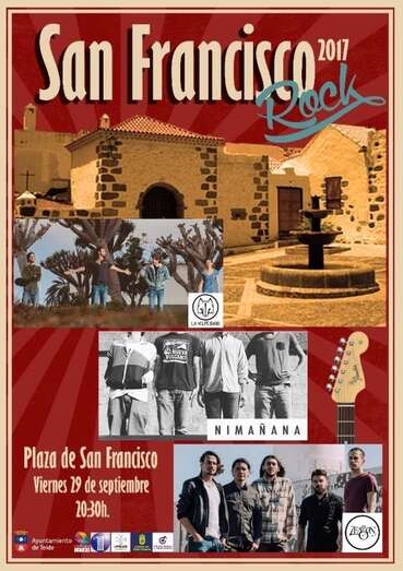 Cartel del concierto San Francisco Rock 2017 (Foto TA)