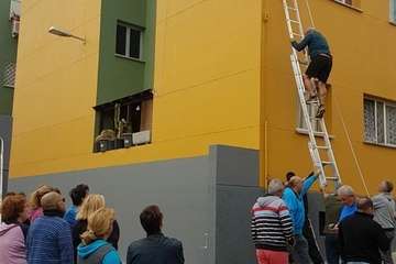 Ojos de Garza se suma a las protestas en Telde contra Visocan (Foto TA)
