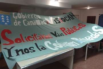 Ojos de Garza se suma a las protestas en Telde contra Visocan (Foto TA)