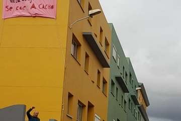 Ojos de Garza se suma a las protestas en Telde contra Visocan (Foto TA)