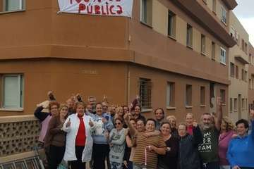 Ojos de Garza se suma a las protestas en Telde contra Visocan (Foto TA)