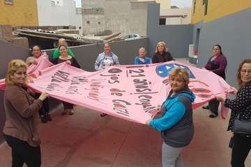 Ojos de Garza se suma a las protestas en Telde contra Visocan (Foto TA)