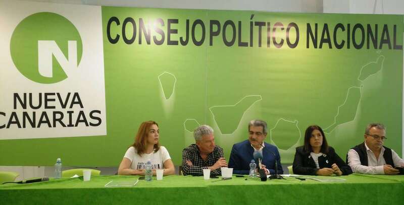 El Consejo Político Nacional de NC se reunió este sábado en la capital grancanaria (Foto TA)
