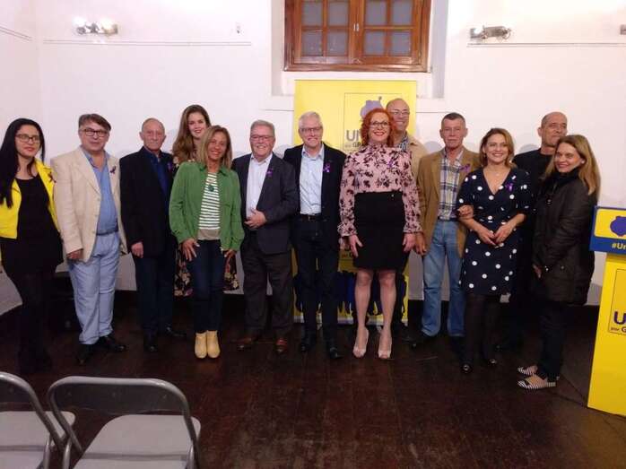 Miembros de la gestora de Unidos por Gran Canaria (Foto TA)