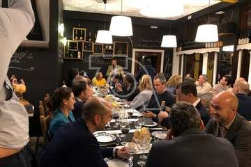 Pablo Casado cena en Telde con dirigentes y candidatos del PP canario (Foto TA)