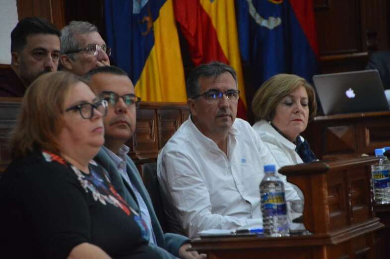 Imagen de archivo de los ediles de Más por Telde (Foto TA)