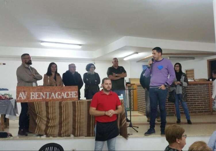 Imagen del acto celebrado en la AV Bentagache (Foto TA)