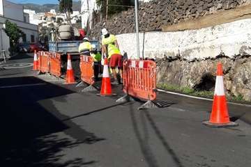 Nueva avería en la tubería de abasto de Lomo Magullo (Foto TA)