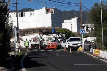 Nueva avería en la tubería de abasto de Lomo Magullo (Foto TA)
