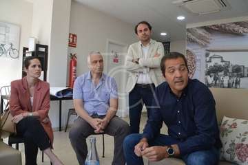 Ciudadanos de Telde mantuvo esta mañana un desayuno informativo con medios locales para dar a conocer a su candidato (Foto TA)