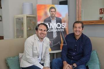 Ciudadanos de Telde mantuvo esta mañana un desayuno informativo con medios locales para dar a conocer a su candidato (Foto TA)