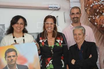 Ciudadanos de Telde mantuvo esta mañana un desayuno informativo con medios locales para dar a conocer a su candidato (Foto TA)