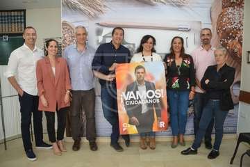Ciudadanos de Telde mantuvo esta mañana un desayuno informativo con medios locales para dar a conocer a su candidato (Foto TA)