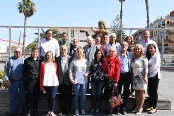 El Partido Popular presentó esta tarde su lista al Ayuntamiento de Telde (Foto TA)