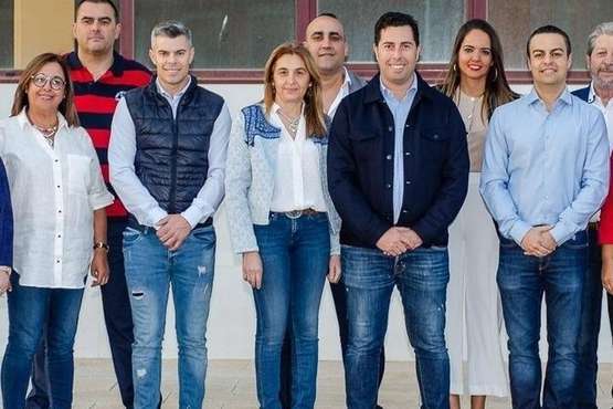 Miembros de la lista socialista al Ayuntamiento de Telde (Foto TA)