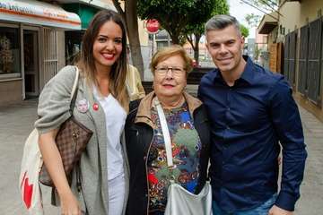  El PSOE, de campaña electoral por Los Llanos de Telde (Foto TA)