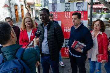  El PSOE, de campaña electoral por Los Llanos de Telde (Foto TA)